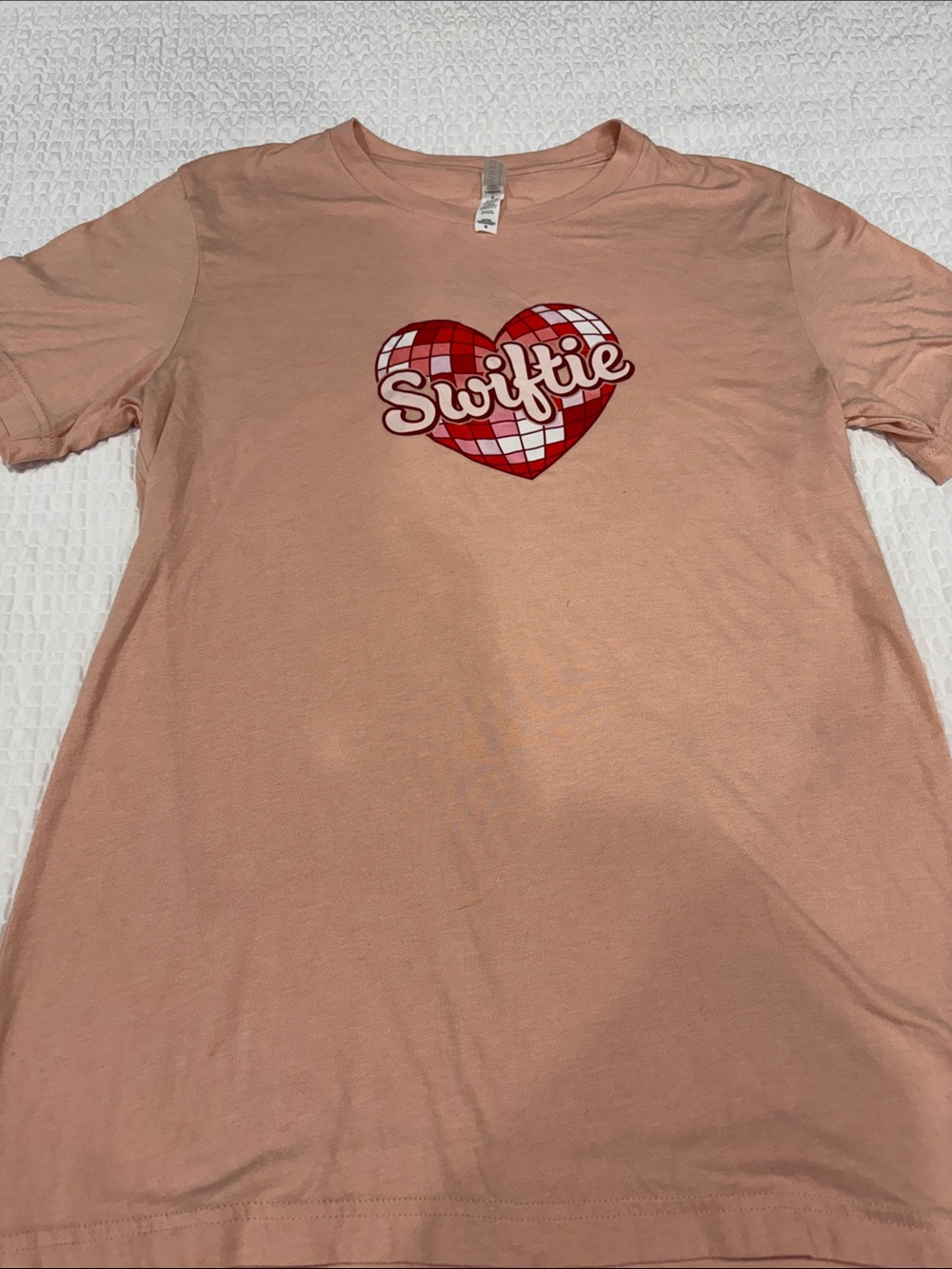 Swiftie Heart Graphic Tee - Pink Ladies  T-Shirt
Size M